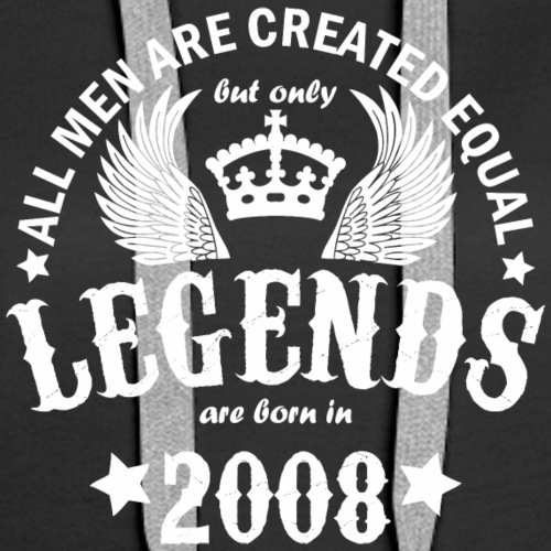Legends are Born in 2008 - Women's Premium Hoodie