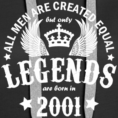 Legends are Born in 2001 - Women's Premium Hoodie