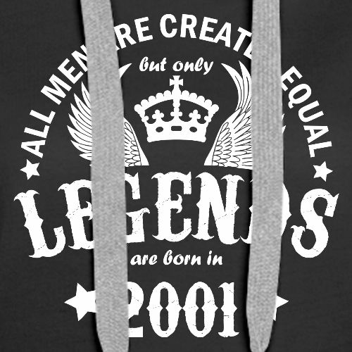 Legends are Born in 2001 - Women's Premium Hoodie