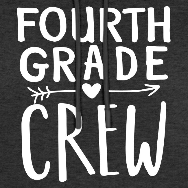 Fourth Grade Crew Heart Teacher T-Shirt