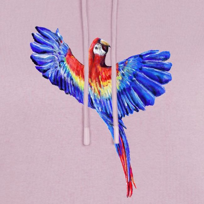Scarlet macaw parrot