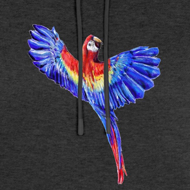 Scarlet macaw parrot