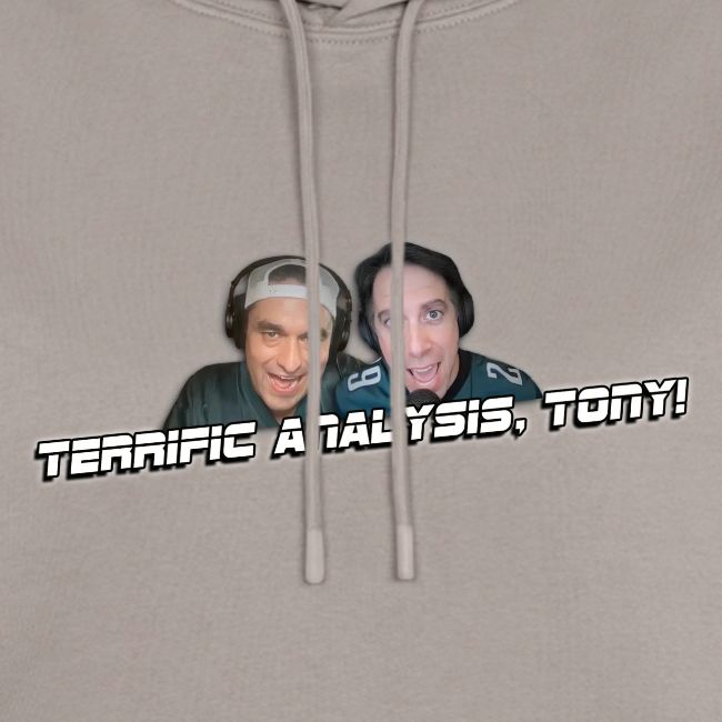 TERRIFIC ANALYSIS, TONY! (with Fusco Show back)