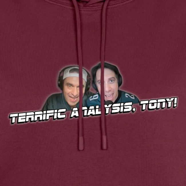 TERRIFIC ANALYSIS, TONY! (with Fusco Show back)