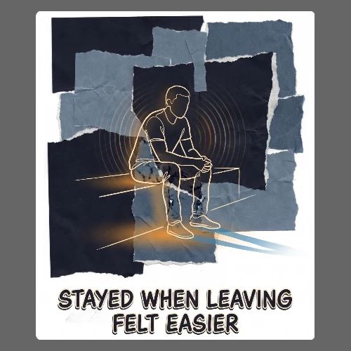 Recovery Mantra Stayed when leaving felt easier - Women's Premium Hoodie