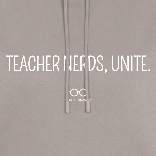 Teacher Nerds, Unite. (white text)