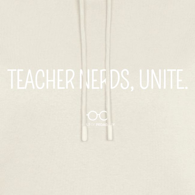 Teacher Nerds, Unite. (white text)
