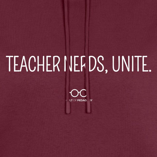 Teacher Nerds, Unite. (white text)