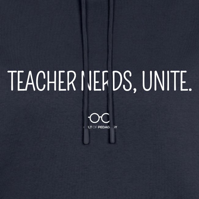 Teacher Nerds, Unite. (white text)