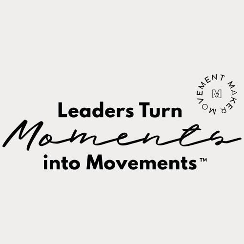 Leaders Turn Moments into Movements - Women's Premium Hoodie
