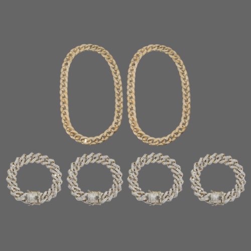 2 Chains 4 Bracelets - Women's Premium Hoodie