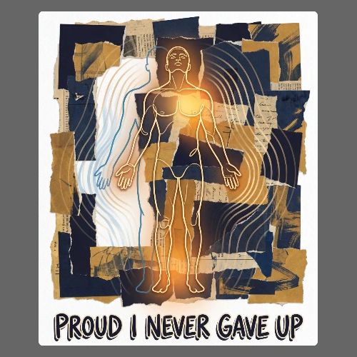 Recovery Mantra Proud I never gave up. - Women's Premium Hoodie