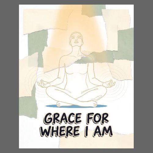 Recovery Mantra Grace for where I am - Women's Premium Hoodie