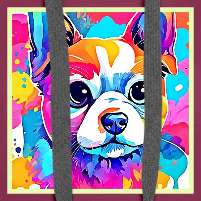 Rainbow Puppy Artwork Design
