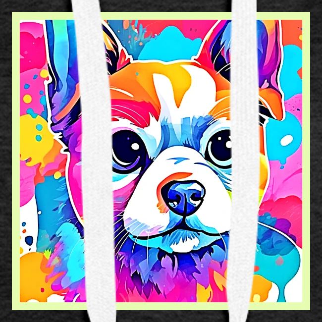 Rainbow Puppy Artwork Design