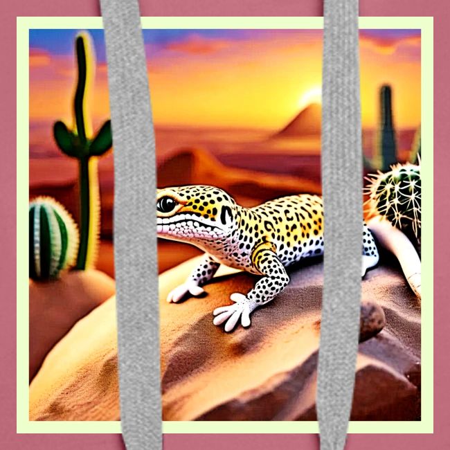 Beautiful Desert leopard Gecko Design