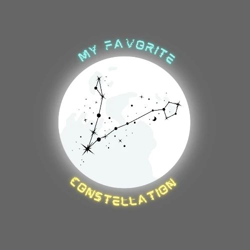 My Fav Constellation (PISCES) - Boxy Fit Unisex T-Shirt