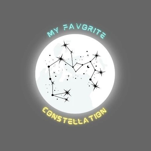 My Fav Constellation (SAGITTARIUS) - Boxy Fit Unisex T-Shirt