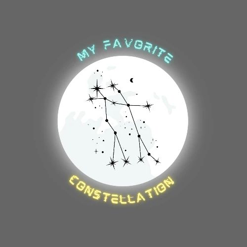 My Fav Constellation (GEMINI) - Boxy Fit Unisex T-Shirt