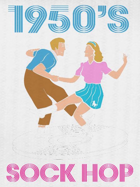 Sock Hop 1950s Dance Party