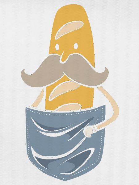 French Bread Baguette Bread Man