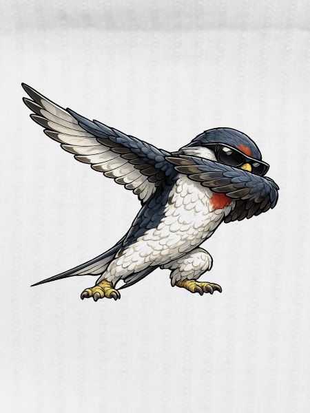 Dabbing Swallow