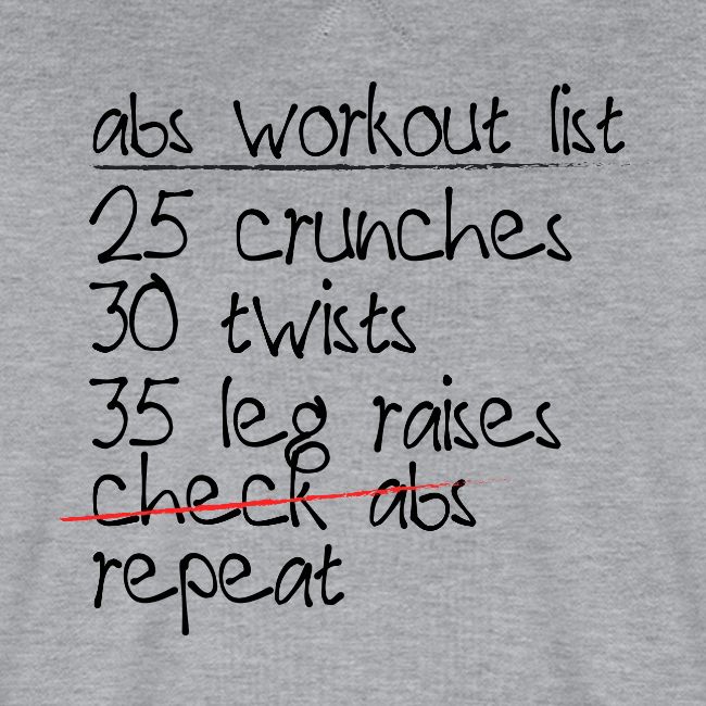 Abs Workout List