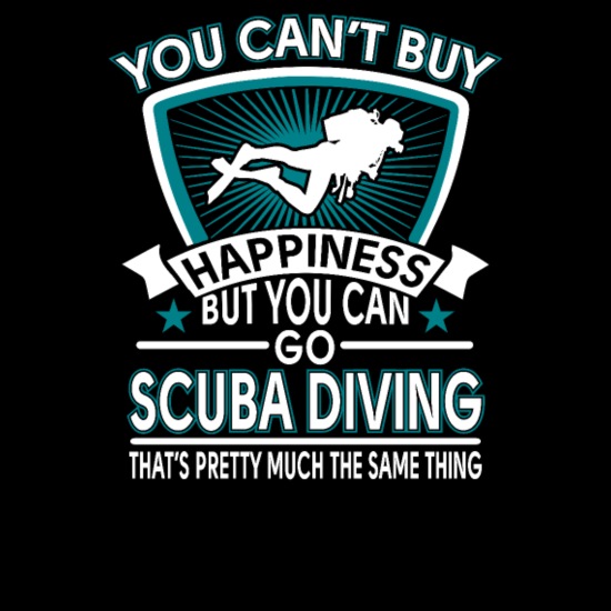 Go Scuba Diving Funny Scuba Diving T Shirt' Kids' Longsleeve Shirt |  Spreadshirt