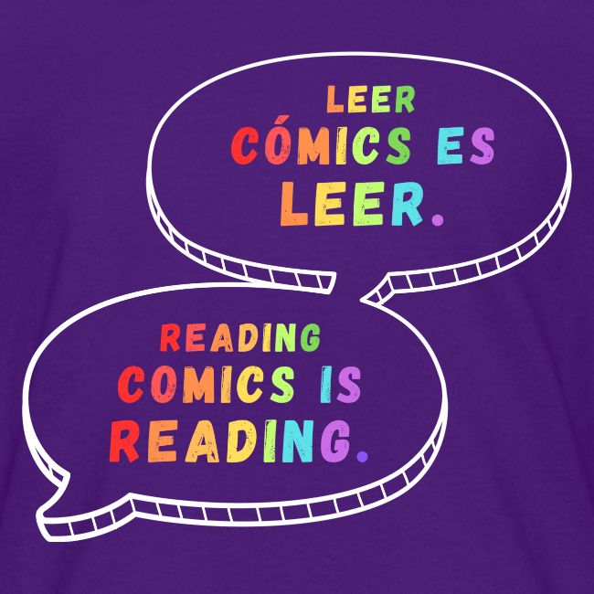 Reading Comics is Reading Rainbow Bilingual