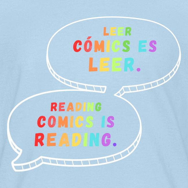Reading Comics is Reading Rainbow Bilingual
