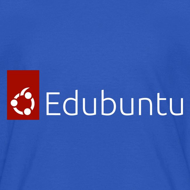 Edubuntu Logo 2023 - White