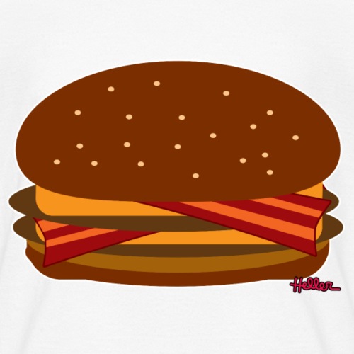Virtual Cheeseburger - BACON Double Cheese - Kids' T-Shirt