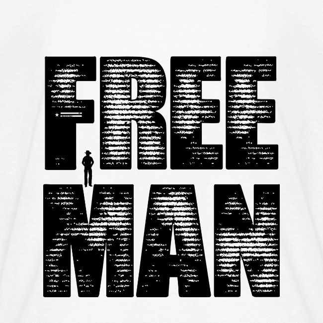 FREE MAN - Black Graphic