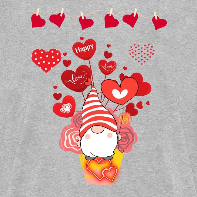 Design wrapped in love hearts, vibrating in love.