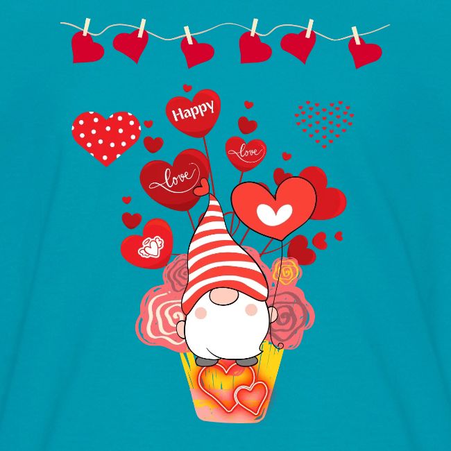 Design wrapped in love hearts, vibrating in love.