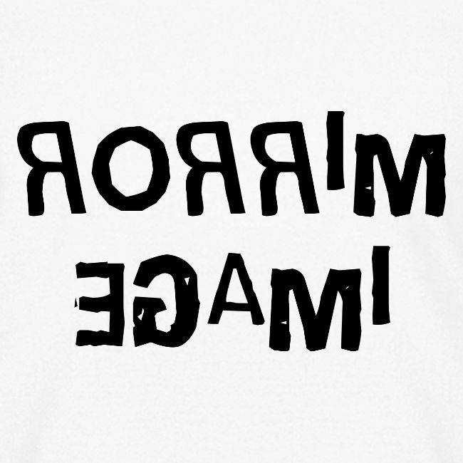 Mirror Image Word Art
