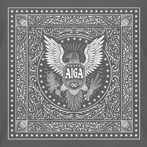 AIGA DC Stamp of Approval (white) - Kid's T-Shirt