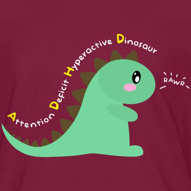 Attention Deficit Hyperactive Dinosaur (Center)