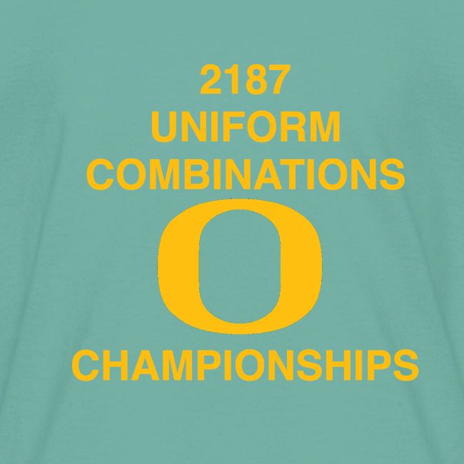 2187 UNIFORM COMBINATIONS O CHAMPIONSHIPS