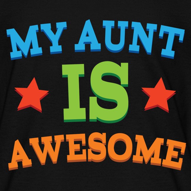 Aunt Gift Awesome Aunt Kids T Shirt
