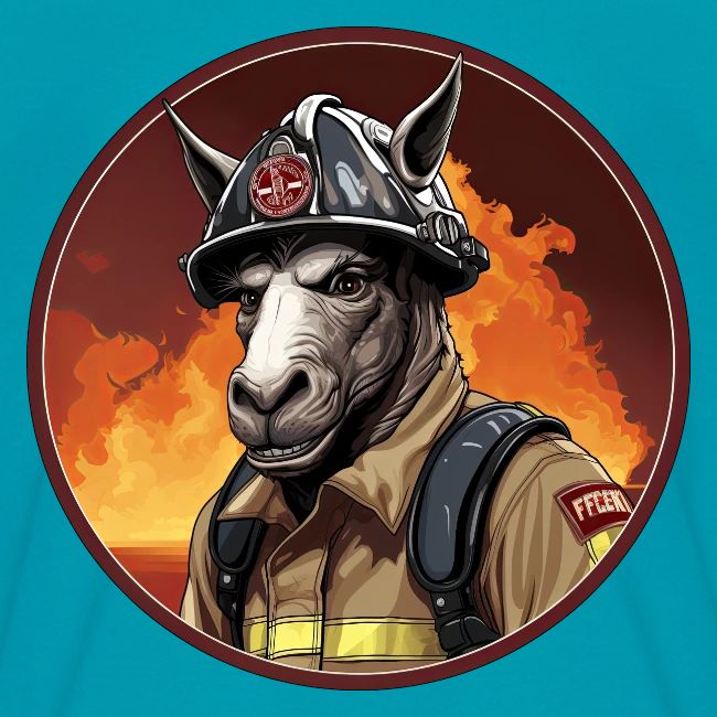 Donkey Firefighter