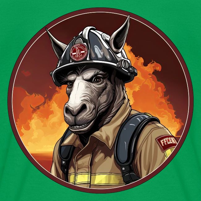 Donkey Firefighter