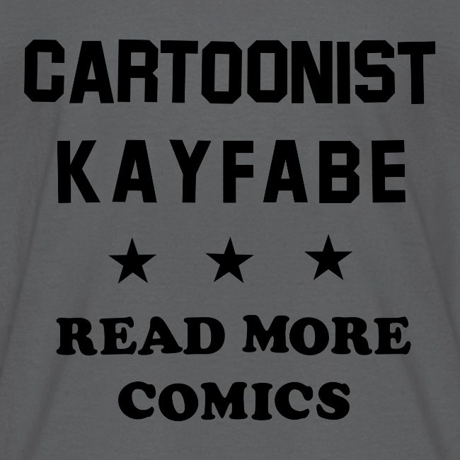 Cartoonist Kayfabe *** Read More Comics (Black)
