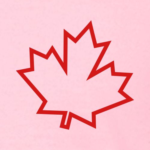 Maple Leaf Outline - Kid's T-Shirt