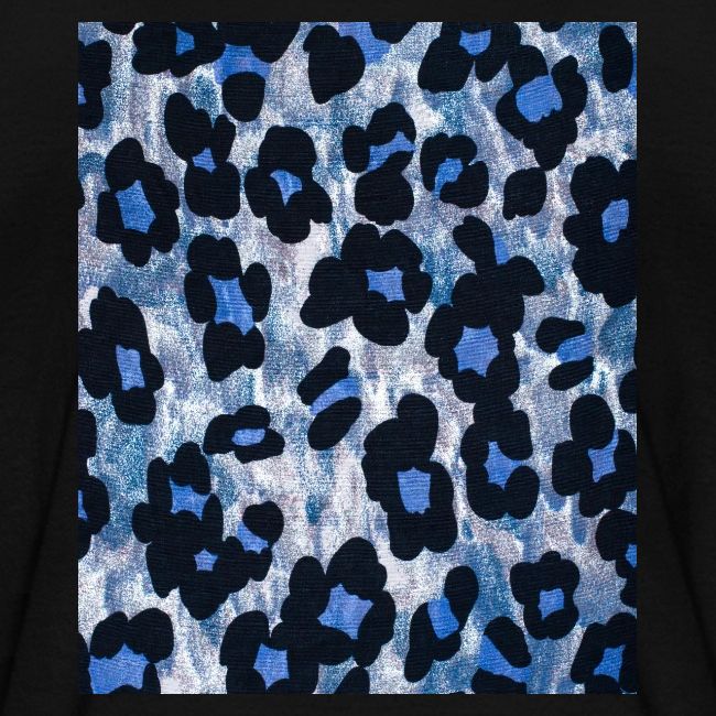blue ank black leopard pattern
