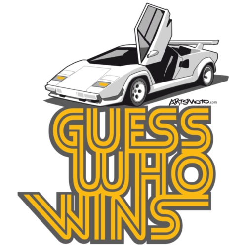 Italian Sportscar Guess Who Wins - Kids' T-Shirt