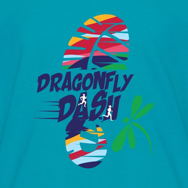 Dragonfly Dash Official shirt w/ logo on back