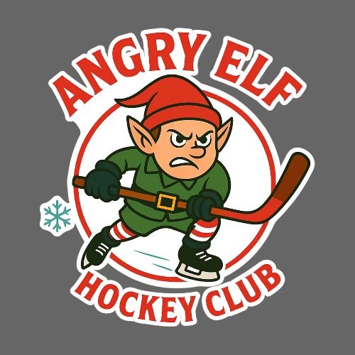 Angry Elf Hockey Club - Kid's T-Shirt