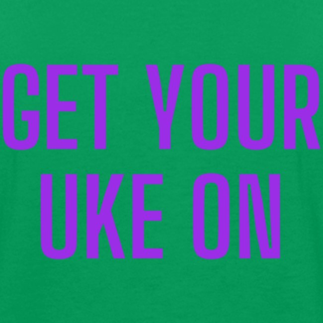 Front & Back Purple Uke Revolution Get Your Uke On