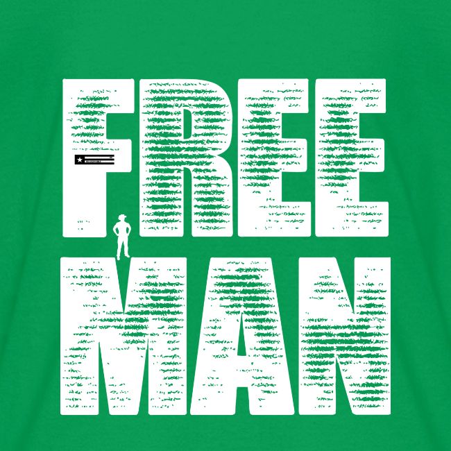 FREE MAN - White Graphic